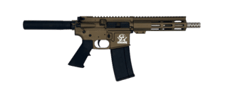 Great Lakes AR-15 .223 Wylde Semi-Auto Pistol - Bronze - 7.5" - 30 Round